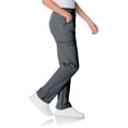 thumbnail image 3 of Urbane Women's Performance Modern Tailored Fit Fade Resistant 4 Pockets Pull On Cargo Scrub, Style 9251, 3 of 7