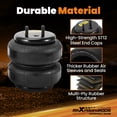 thumbnail image 5 of maXpeedingrods Rear Air Suspension Bags Kit for Chevrolet Silverado GMC Sierra 1500 HD 2001-2006 Not Quad-Steer and 2500 1999-2005 2WD 4WD Air Helper Spring Kit, 5 of 9