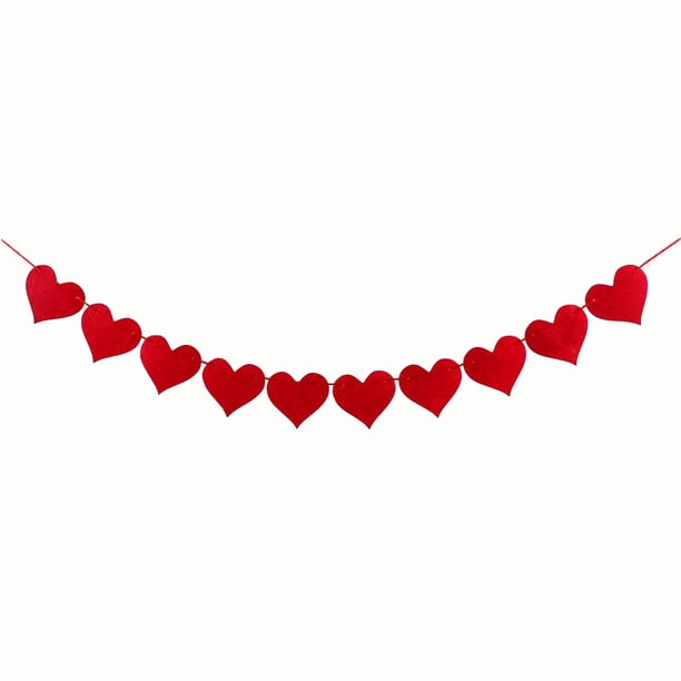 Propuesta Compromiso Día de San Valentín Boda Fiesta Decoración Flor TE AMO lino cola de milano LOVE bandera