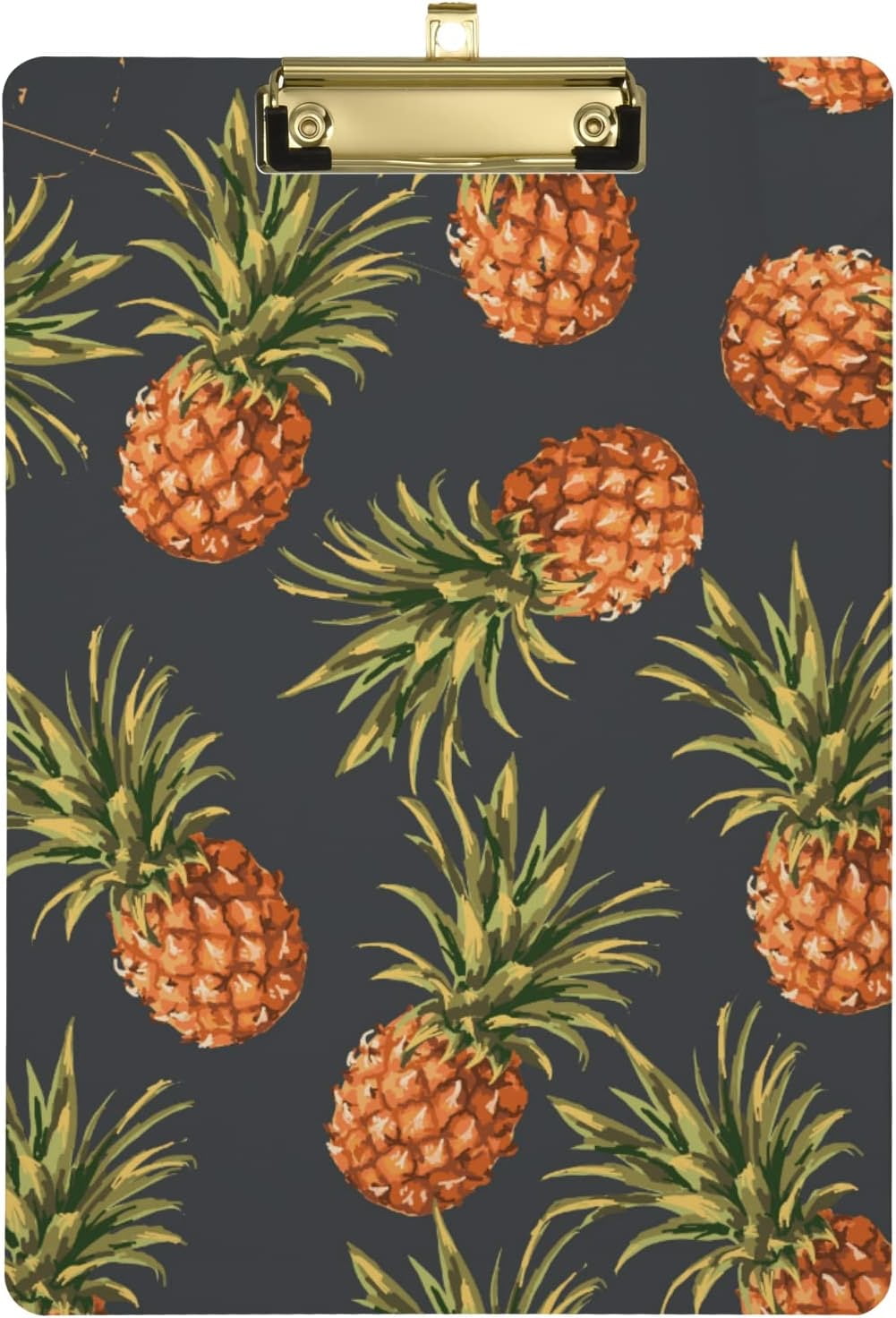 FMSHPON Fruit Pineapples Clipboard Hardboard Wood Nursing Clip Board