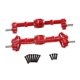 thumbnail image 2 of Juego de ejes de portal delantero y trasero para coche RC, accesorio ensamblado de repuesto con Rojo, 2 of 9