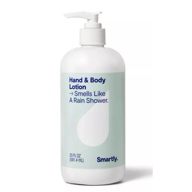 Smartly Hand & Body Lotion, Smells Like A Rain Shower 20 Oz. (Pack of