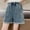 Blue, variant on SNKSDGM Back-to-School Girls Casual Loose Fit Denim Shorts with Pockets Comfortable Summer Spring Playwear for Kids Age 4-15