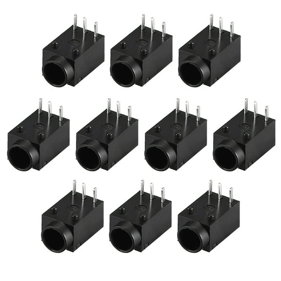 DC-003A 3.5mmx1.0mm DC Power Jack Plug 3Pin Female Socket Connector 10pcs