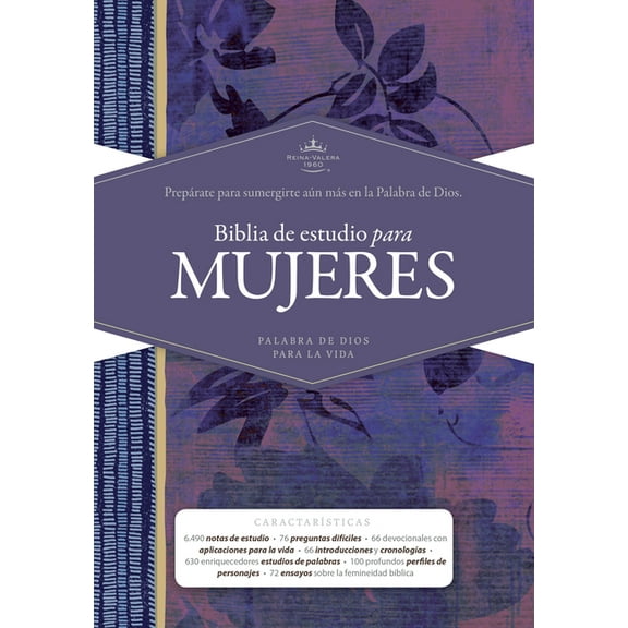 Rvr 1960 Biblia de Estudio Para Mujeres, Tapa Dura, (Hardcover)