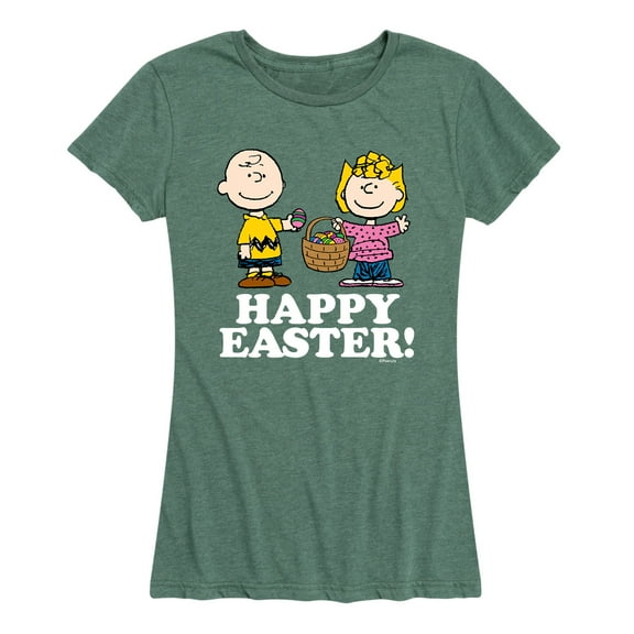 Peanuts - Happy Easter - Women's Short Sleeve Graphic T-Shirt