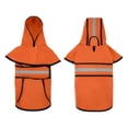 thumbnail image 4 of TiaGOC Dog Raincoat Hooded Slicker Poncho for Small to X-Large Dogs and Puppies Safety Orange - M, 4 of 7