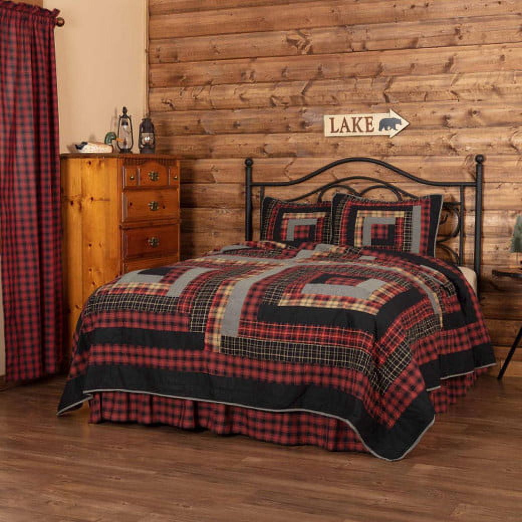 Rustic Country Quilt Patchwork Cumberland Cotton Bedroom Decor TCC Brands