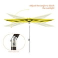 thumbnail image 4 of ACEGOSES 10 x 6.5ft Outdoor Patio Table Umbrella with Non-Fading canopy for Garden and Yard,Yellow, 4 of 7
