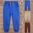 thumbnail image 5 of Ymyiu Kids Sweatpants Boys Unisex-Baby Baby Pants, Flexy Soft Knit Pull-On Sweatpants, Stretch Joggers for Babies & Toddlers, 1-Pack 4T 5T(Brown, 4-5 Years), 5 of 9