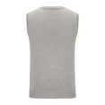 thumbnail image 3 of Dealovy Tank Tops for Men Sleeveless Knit Top Summer Sweater Vests Casual V Neck Pullover Tops Loose Fitted Knitwear, 3 of 7