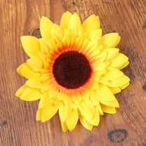 Toyvian 9Pcs Artificial Sunflower Heads Silk Cloth Simulation Flowers Home Decoration