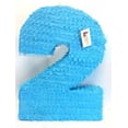 thumbnail image 2 of APINATA4U 20'' Tall  Solid Light Blue Two Piñata Second Birthday, 2 of 2