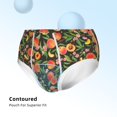 Adobk Fruits Peach Print Boys Soft Cotton Underwear For Toddler Boy