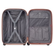 DELSEY PARIS Carrousel 24 Medium Checked Hardside Expandable Spinner Luggage, Navy