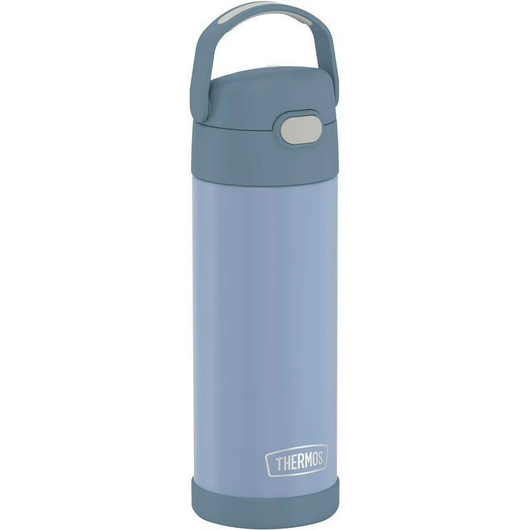 Thermos Funtainer 16 Ounce Stainless Steel Bottle with Wide Spout