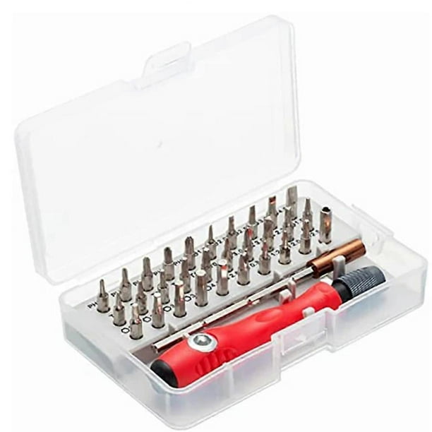 32 In 1 Screwdriver Set Magnetic Precision Screwdriver Bits Repair Ratchet Screw Driver For Phone Laptop Non-slip Hand Tool