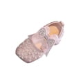 thumbnail image 2 of hengsof Girls Dress Shoes Fashionable Pearl Princess Shoes Girls' Flats Glitter Low Heels Wedding Party Footwear for Toddler Little/Big Kid, 2 of 8