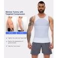 thumbnail image 2 of MANIFIQUE Gynecomastia Compression Shirts for Men, Tank Top Tummy Control Body Shaper, Slimming Undershirt, 2 of 6