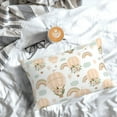 Cauagu Air Balloon and Flower Print Pillow Covers with Envelope Closure