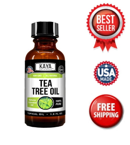 Kaya Naturals 100% Pure Tea Tree Melaleuca Oil 2oz Therapeutic Grade All Natural Essential Oil