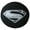 Flat Black Denim, variant on SpareCover ABC Series - Super Man 27" Tire Cover