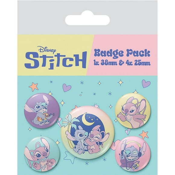 Lilo & Stitch Badge Planétaire (Lot de 5)