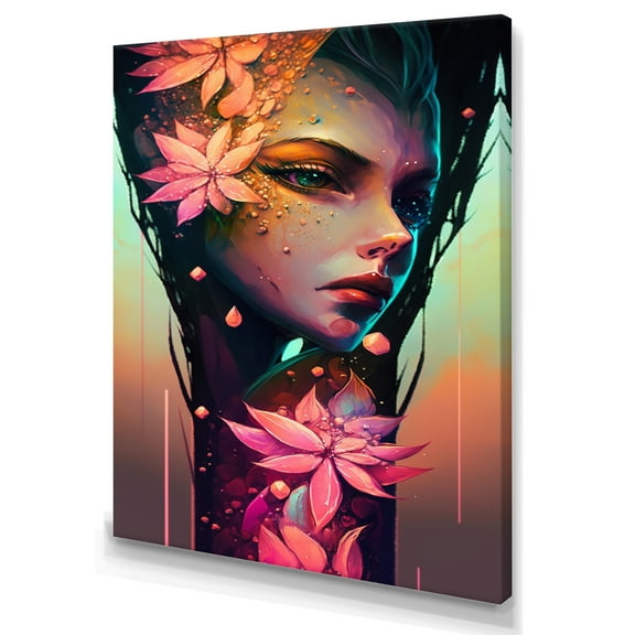Designart Portrait Of Woman II Canvas Wall Art