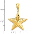 thumbnail image 5 of 14K Yellow Gold 3-D Nautical Star Charm - 30.75mm, 5 of 7
