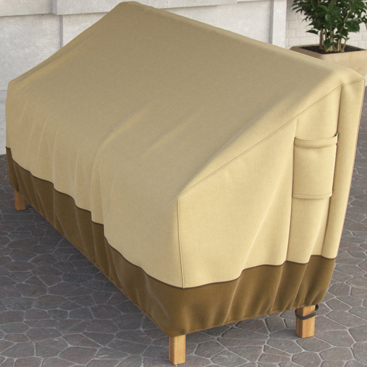 Water Resistant Firepit Cover, Large Round Fire Pit Cover