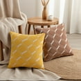thumbnail image 4 of Unique Bargains 2 Packs Modern Geometric Throw Pillow Cover Grey 18" x 18", 4 of 6