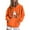 Orange, variant on Halloween Women's Hoodies Cute Ghost Printed Jacket Fall Winter Fleece Hooded Sweatshirts Casual Loose Long Sleeve Top Halloween Pullover Outwears with Pocket