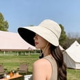 thumbnail image 6 of CSStudio UPF 50+ Wide Brim Sun Hat, Packable Lightweight Outdoor Bucket Hat with Chin Strap, Adjustable UV Protection Hat for Gardening Hiking Beach, Unisex, 6 of 6