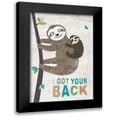 thumbnail image 1 of JMB Designs 13x18 Black Modern Framed Museum Art Print Titled - I Got Your Back, 1 of 5