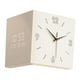 thumbnail image 2 of Reloj de esquina Reloj de pared para exteriores Fácil de leer Reloj de esquina angular Regalos Cuadrado para Crema, 2 of 9