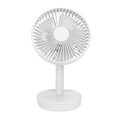 thumbnail image 4 of Ventilador Oscilante De Escritorio, Ventilador De Escritorio Pequeño USB De Viento Suave De 3 Velocidades De Poco Ruido Para El Verano Para El Hogar ANGGREK Blanco, 4 of 8