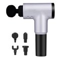 thumbnail image 1 of Pistola de masaje muscular para fascia, mango antideslizante, batería recargable de 6 niveles, bajo Abanopi Silver, 1 of 7