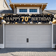 thumbnail image 5 of Decorative Design Birthday Banner Colorful Theme Happy 70th Birthday Banner Celebration Banner Party Decoration for Birthday Party Anniversary Milestone Event, 5 of 8