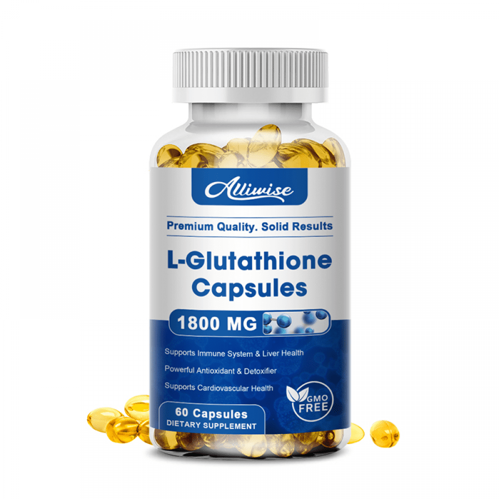 glutathione hong kong Alliwise L-Glutathione 1800mg - 60 Vegan Softgels - Hong Kong