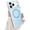 Light Blue, variant on Cute Case for iPhone 16 Case for Women Girls [Compatible with Magsafe] Aesthetic Iridescent Cloud Pattern Design, Girly Glitter Sparkly Bling Magnetic Protective Phone Cover