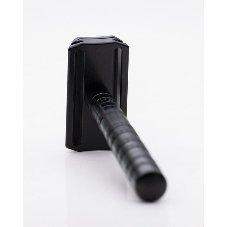 Henson Shaving Aluminum AL13 Mild DE Safety Razor-Jet Black