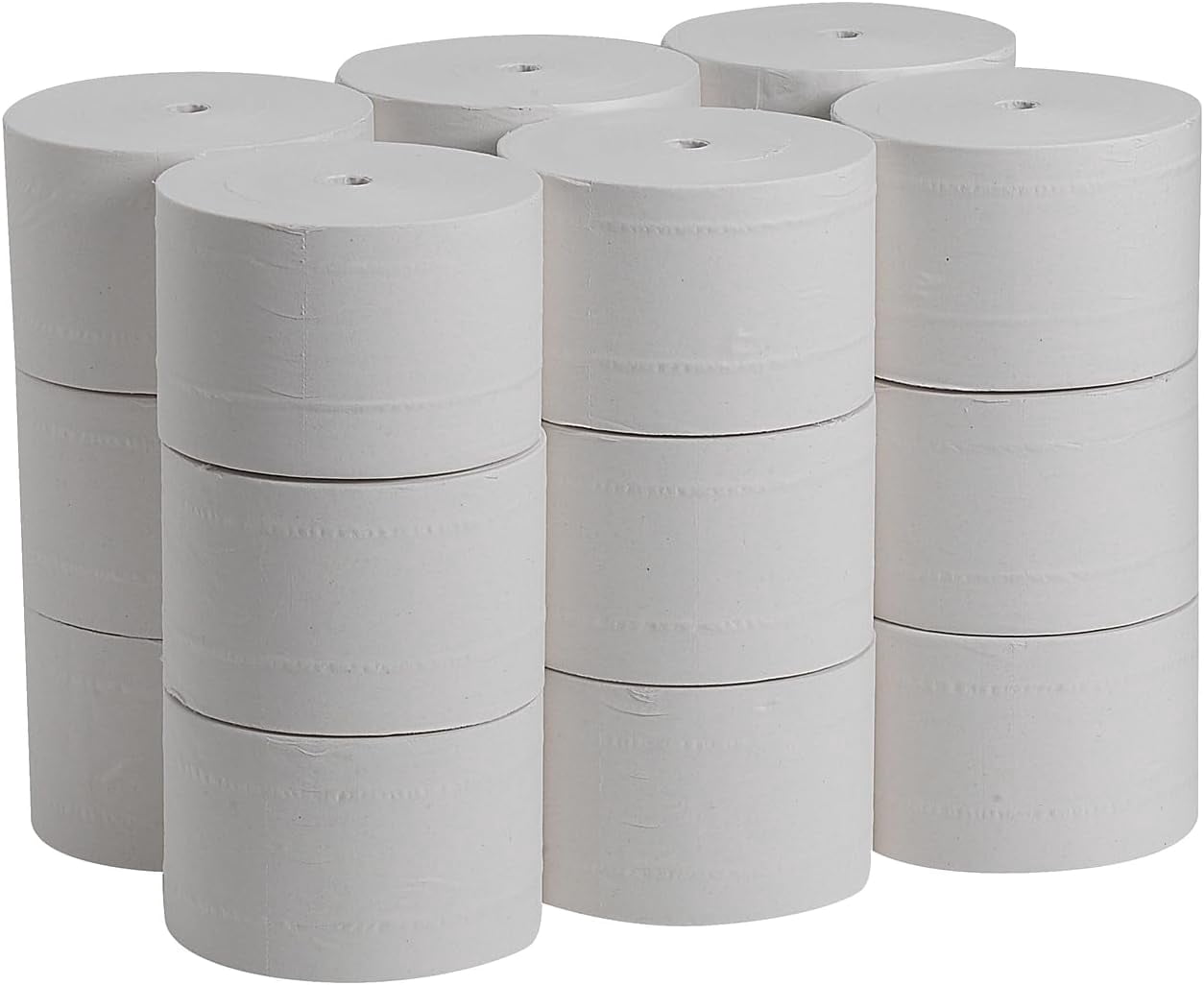 Coreless Bath Tissue, Septic Safe, 2-ply, White, 1500 Sheets/roll, 18 Rolls/carton
