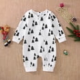 thumbnail image 5 of Douhoow Infant Christmas Jumpsuit Unisex Baby Long Sleeve Zipper Ribbed Romper, 5 of 8