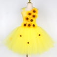 thumbnail image 4 of Disfraces de girasoles amarillos para niñas, otoño, otoño, traje de hada, vestidos de niña de las flores, ropa de fiesta de Halloween y Navidad para niños, 4 of 5