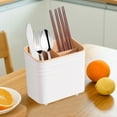 thumbnail image 6 of Aihimol Kitchen Tableware Holder 3 Compartments Chopstick Holder Cutlery Drying Rack Countertop Flatware Storage Organizer for Chopsticks, Spoons, Forks, Brushes, 6 of 6