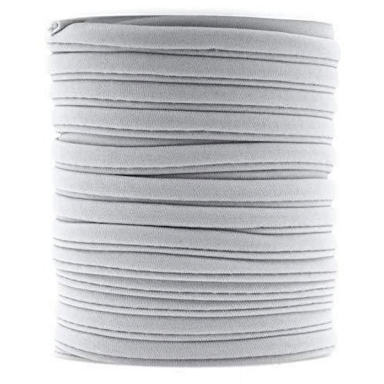 Mandala Crafts Soft Elastic Cord from Spandex Nylon Fabric for