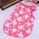 thumbnail image 2 of Verano cachorro pequeño perro chaleco ropa mascota camisa (Rabbit Rose Red)(XS) Tmvgtek Para estrenar, 2 of 7