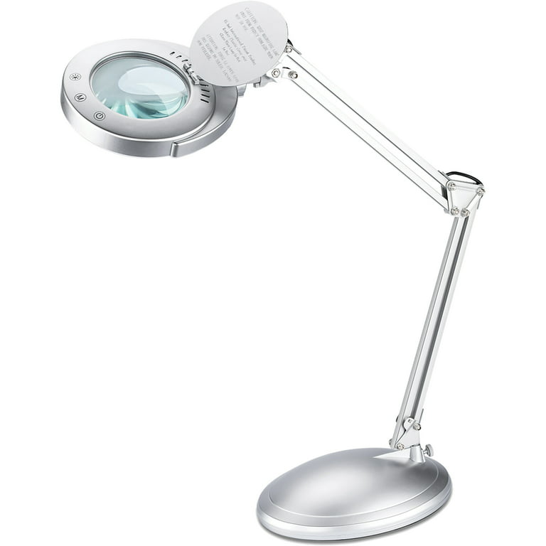 10X LED Magnifying Lamp with Clamp, KIRKAS 2,200 Lumens Dimmable