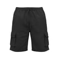 thumbnail image 3 of Enjoytime Mens Casual Sweat Cargo Shorts Elastic Waist Drawstring Athletic Workout Gym Shorts with Multi Pockets, 3 of 4