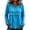 21# Blue, variant on Linen Blouses for Women Summer Cute Fringe Long Sleeve Modest Tunic Tops Casual Y2k Baggy Crew Neck Plain T Shirts Green XXL